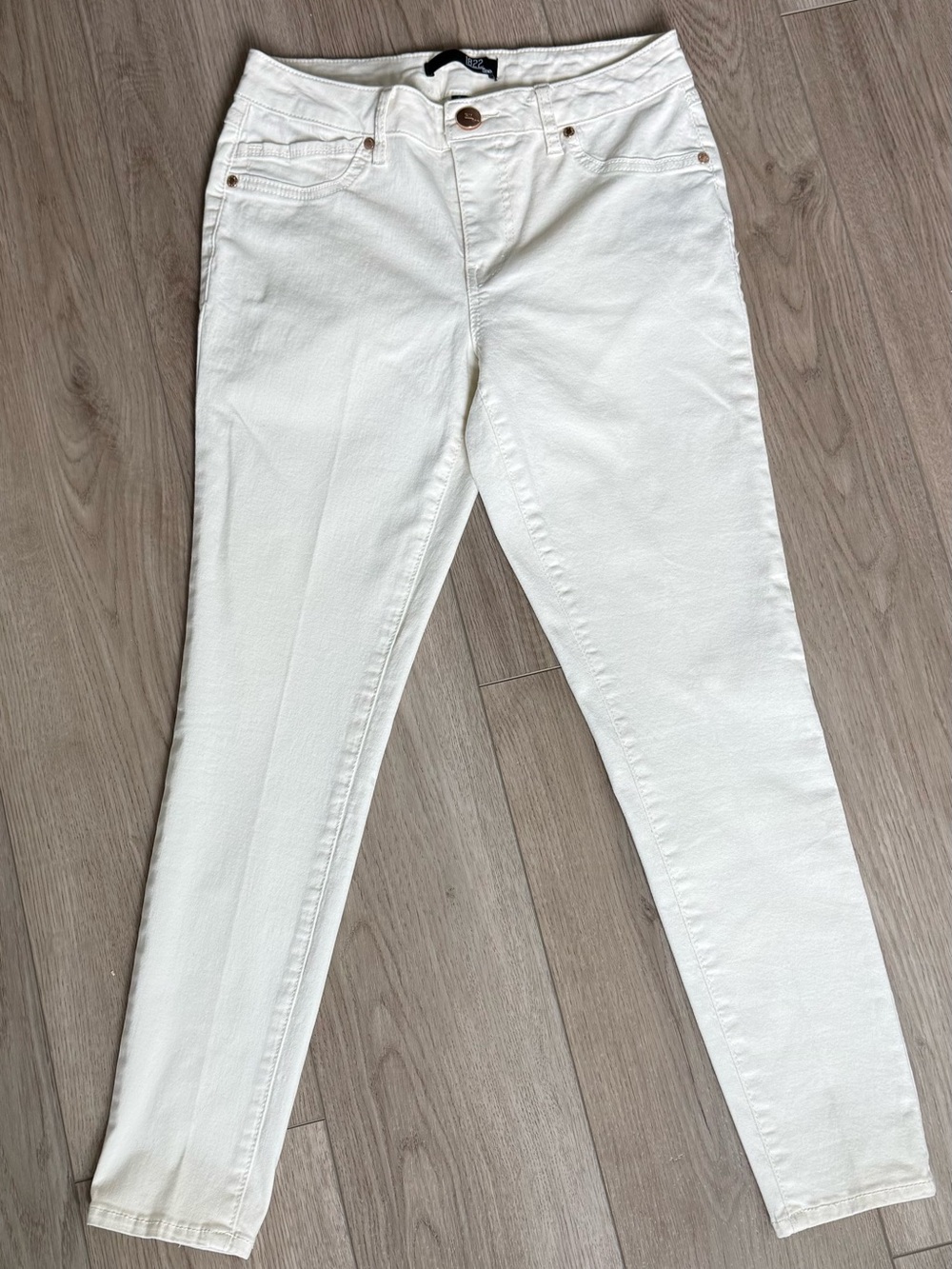 1822 Denim Cream/Ecru Skinny Jeans